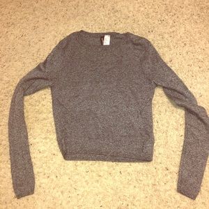 Long sleeve crop top